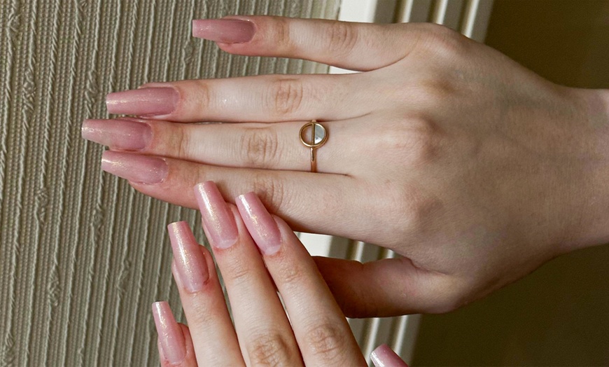 Image 1: Russian Gel Manicure or Dual Forms Gel Manicure (Short, Medium, Long)