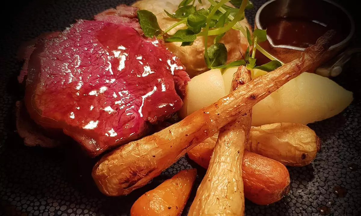 Sunday Roast with Wine for 2 or 4 at Chevin Country Park Hotel & Spa – hearty dining in a scenic setting, up to 56% off!