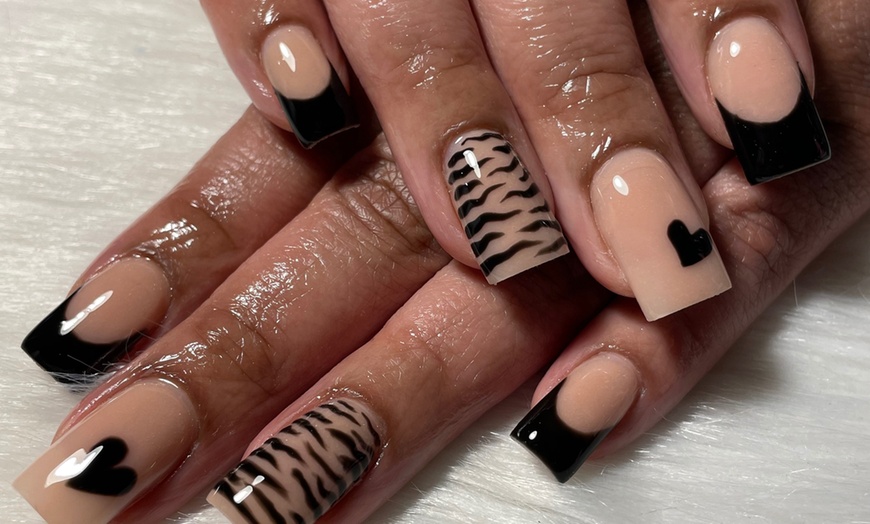 Image 12: Custom Freestyle Nail Sets in Short, Medium, or Long Lengths 
