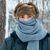 Image 9: Bonnet d'hiver ajustable avec doublure en fausse fourrure