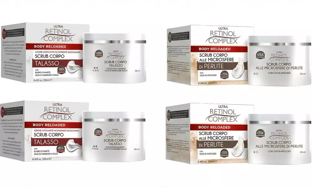 2 confezioni di scrub corpo Retinol Complex