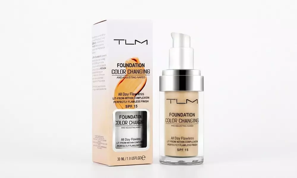 Fondotinta liquido TLM con tecnologia di adattamento del colore