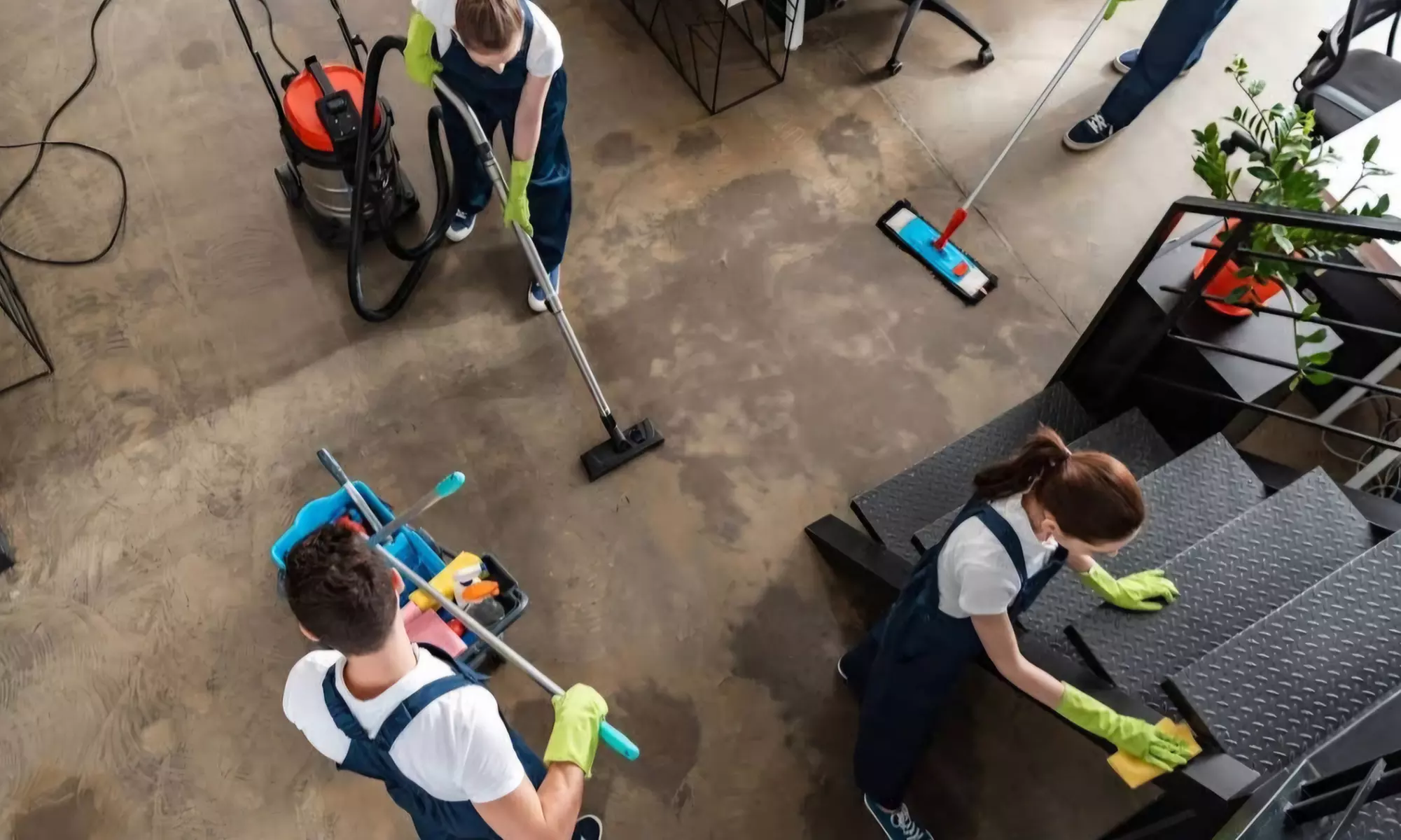 2, 3, or 4-man Hours of Cleaning Services