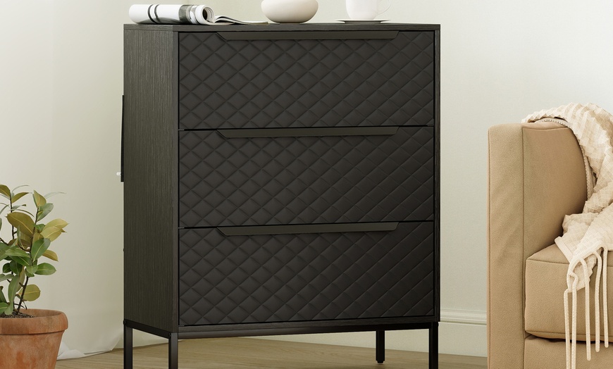 Image 10: HOMCOM Fabric Drawers