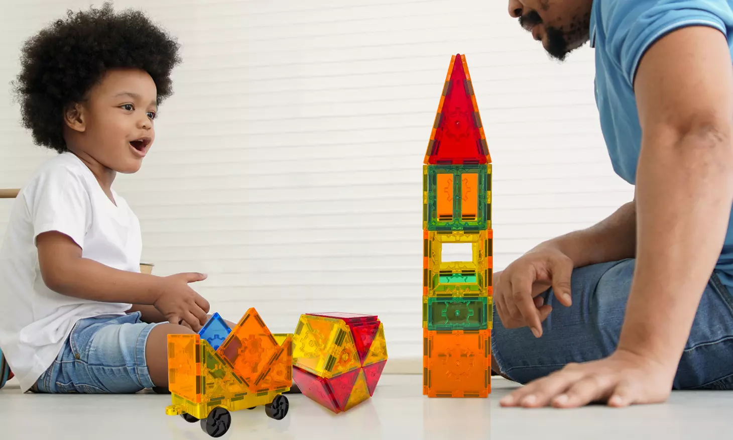 Tytan Toys 60 Pieces Magnetic Tiles 