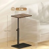 Image 4: HomCom Side Table, C-Shaped End Table 