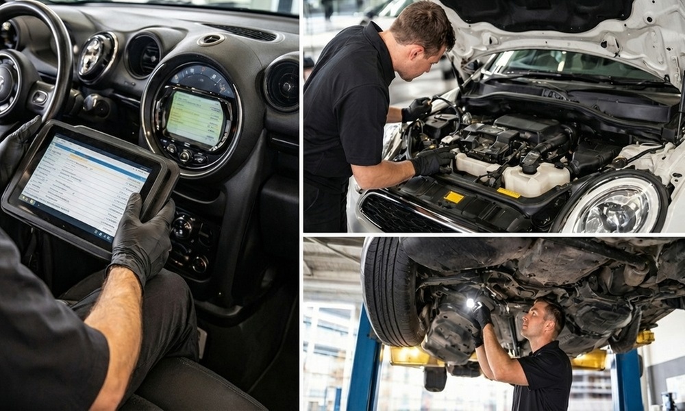 MINI Cooper Diagnostic Scan & Cooling System Inspection