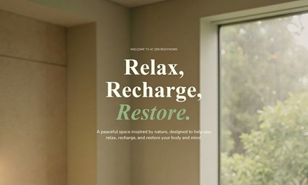 30 Minutes - Grand Opening Deal - 47 Zen Bodywork Inc