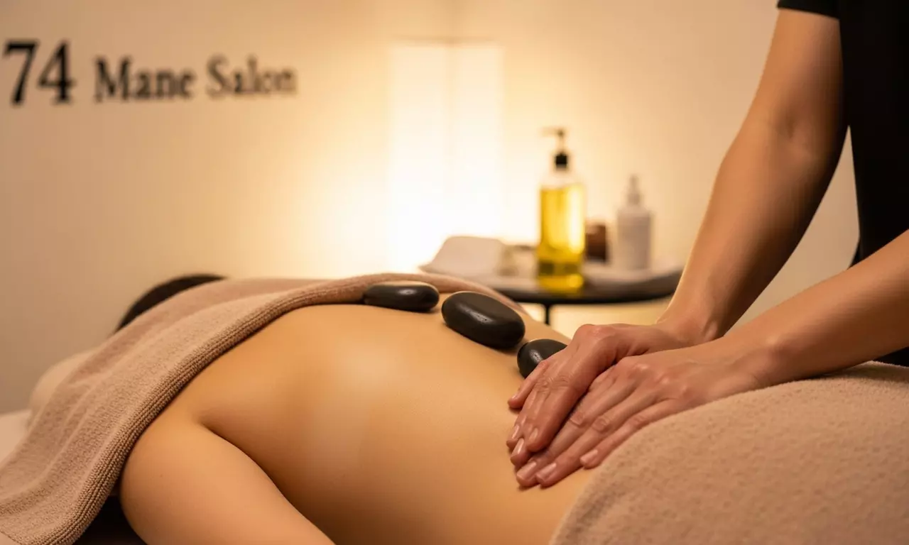 45–60 Min Swedish or Deep Tissue Massage + Hot Stones