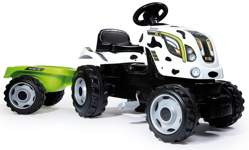 Image 4: Smoby Kids' Tractor with Trailer