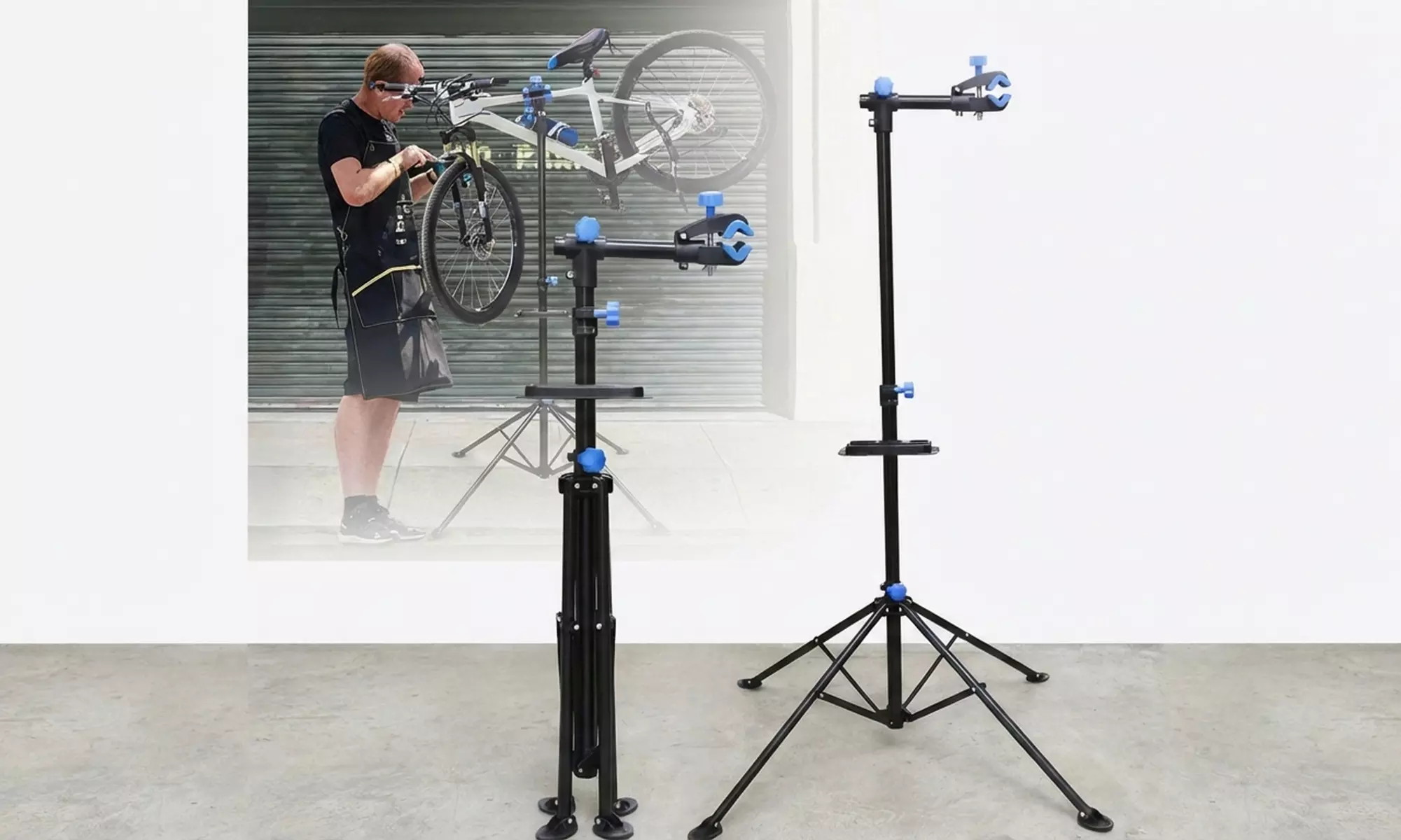 Soporte de reparación de bicicletas Shelter