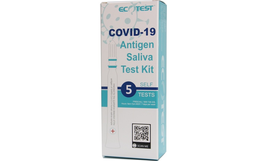 Image 5: At Home Ecotest COVID-19 Rapid Antigen Saliva Test Pen