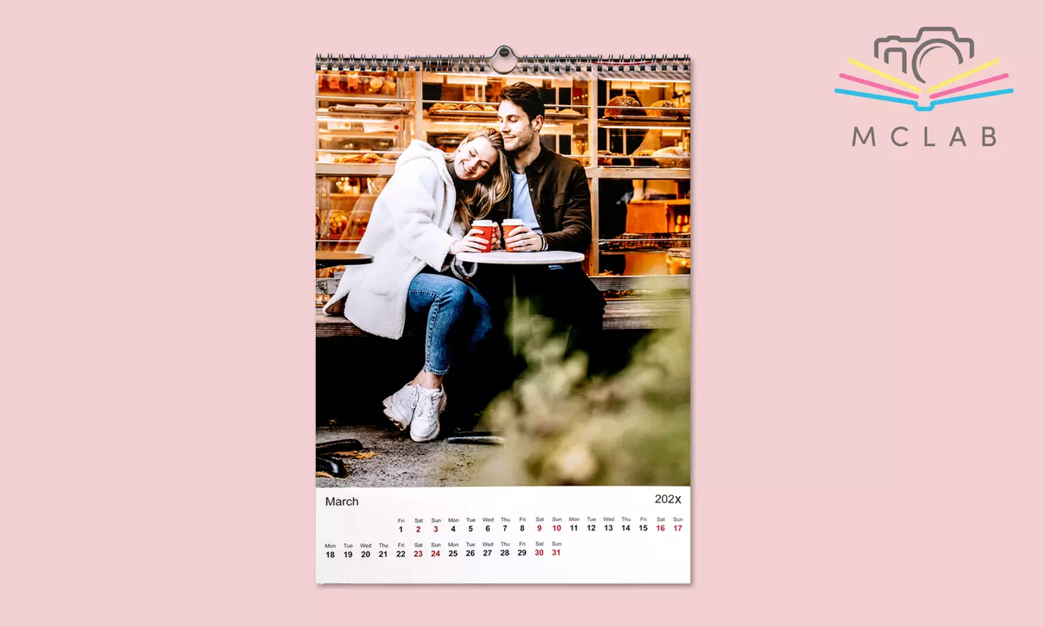 Personalisierbarer Wandkalender A4, Wandkalender A3 oder Tischkalender
