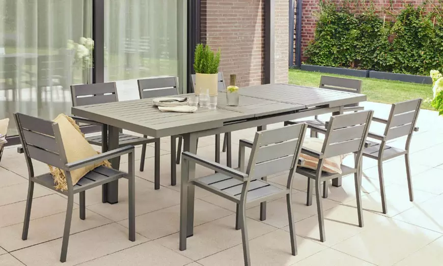 Image 2: Home Deluxe uitschuifbare tuintafel 'Calido'