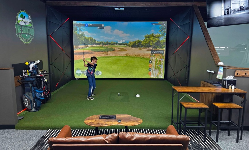 Image 2: Immersive Virtual Golf Simulator Session for Up to 6 People