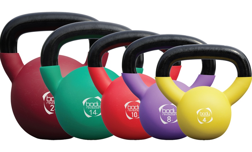 Image 1: Body Revolution Neoprene Kettlebells