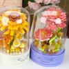 Image 8: 300-Piece Flower Bouquet Building Kit with Music Box