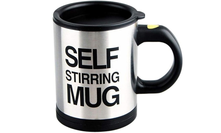 Image 2: Tasse à café auto-mélangeuse intelligente en acier inoxydable