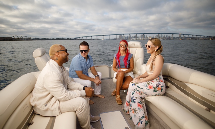 Image 10: Set Sail with Friends on Luxury, Premium or VIP Pontoon Boat Rentals
