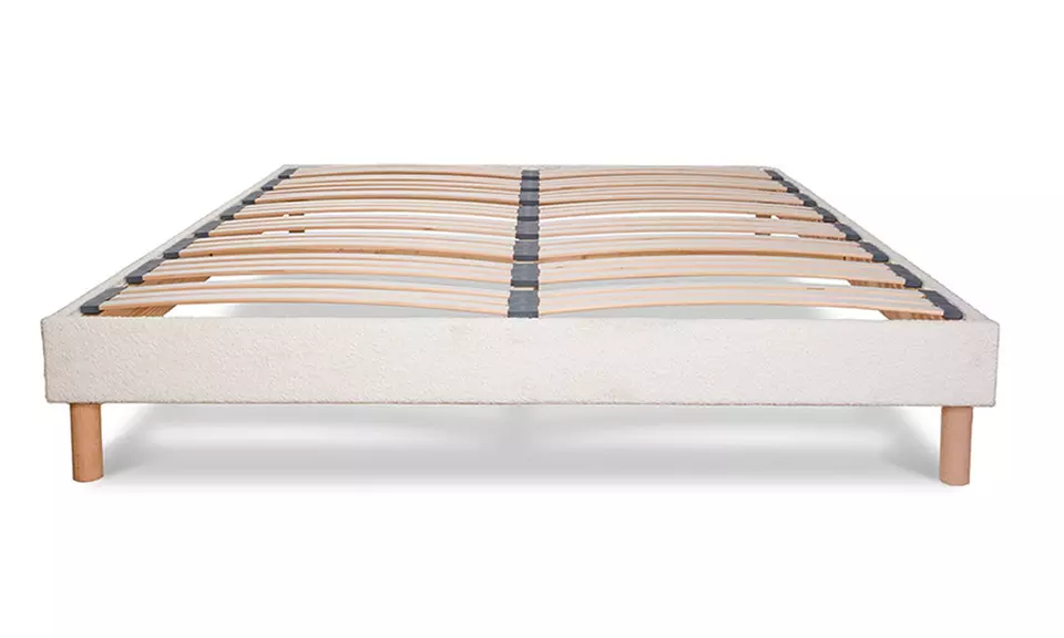 Sommier Bianca en laine bouclée, tehnologie tri-lattes