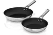 Ninja C62000 Foodi NeverStick Stainless 8-Inch & 10.25-Inch Fry Pan Set - New - Second Medium