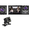 Image 4: Dashcam per auto a 3 canali anteriore e posteriore