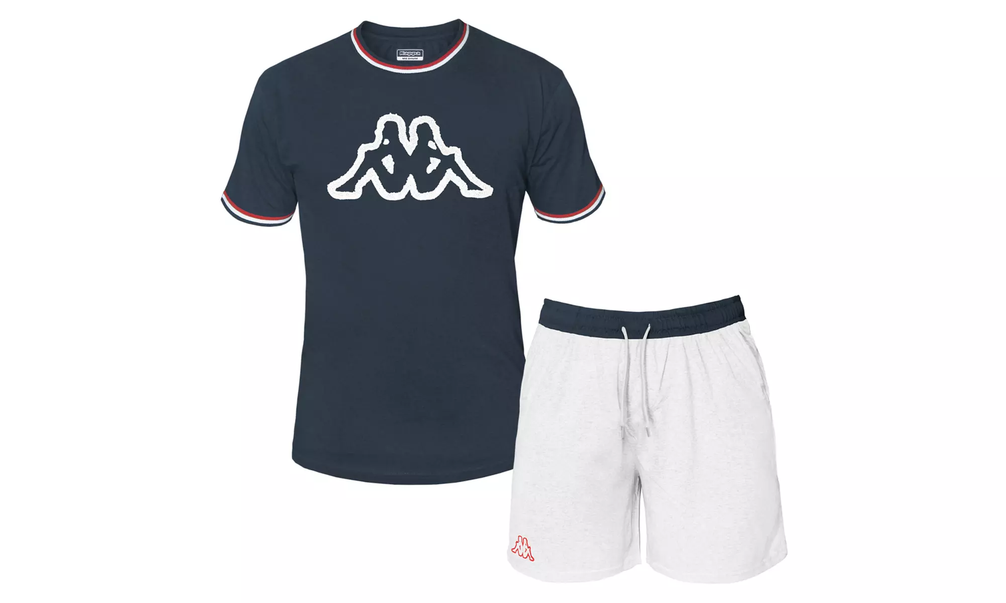 Completo uomo corto Kappa homewear-sleepwear in 100% cotone