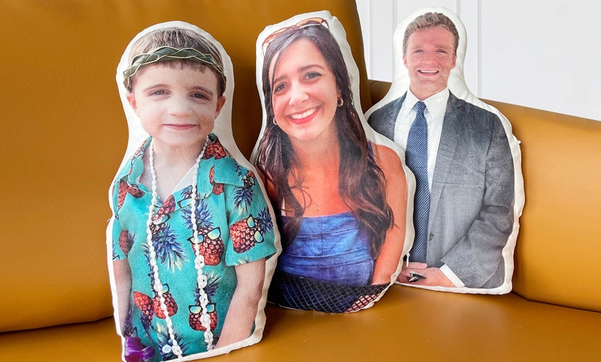 Image 2: Custom Face Pillow