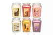 Six-Piece Toccata Aroma Scented Candles in 18oz Diamond Jars  - Second Medium