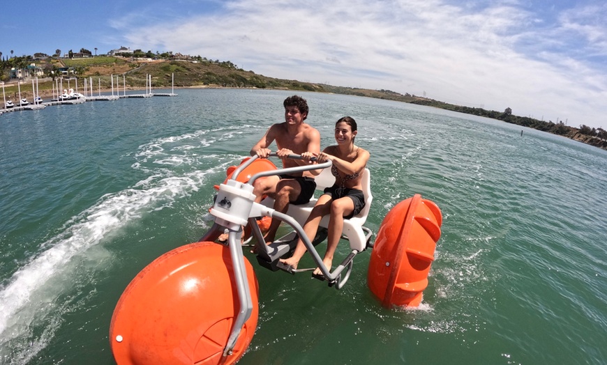 Image 9: Enjoy an Watersports with Kayak, Paddle Board, or Aqua Cycle Rental