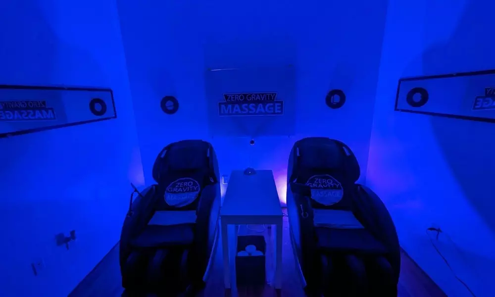 Private Room Full Body Chair Massage for 2 or for 1 and $25 Gift Card