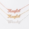 Image 9: Custom Name Necklace in Silver