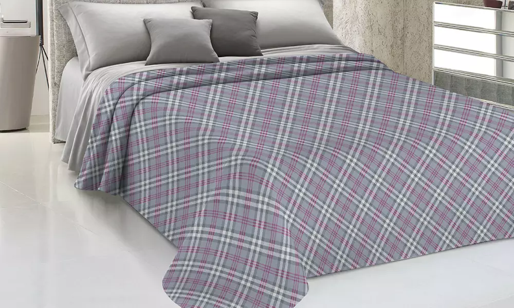 Copriletto Pensieri Delicati 100% cotone Made in Italy