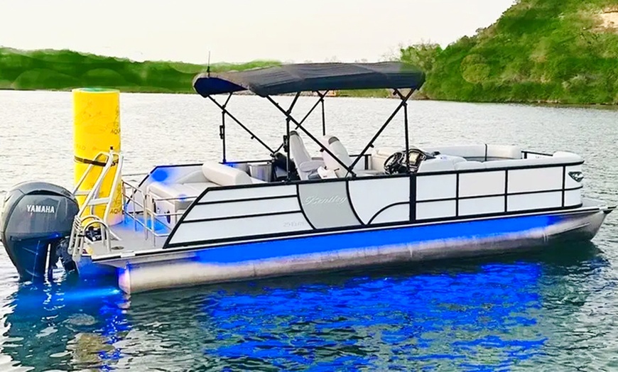 Image 8: Up to 26% Off Lake Austin Captained Pontoon Boat Rentals