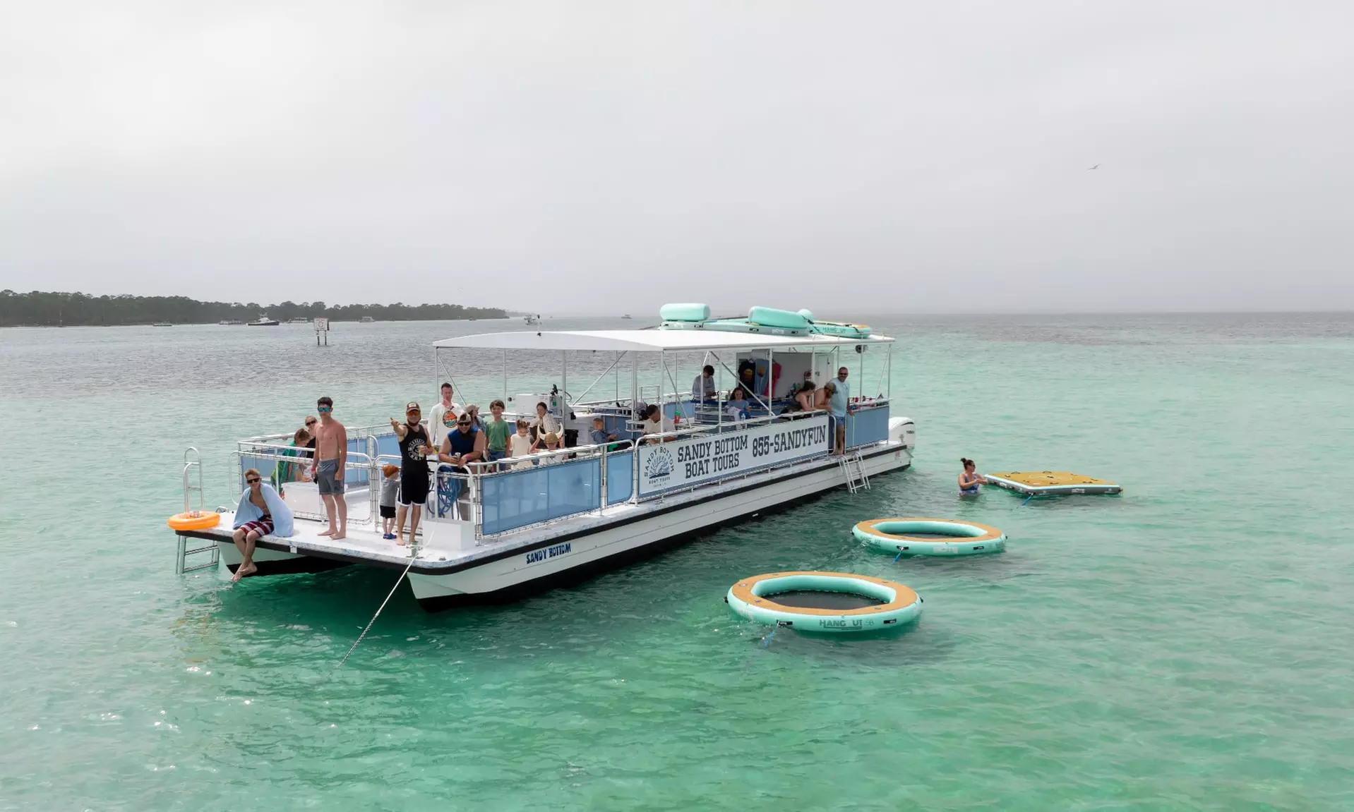 Join Crab Island Excursion, Sunset Dolphin Tour, or Fireworks Cruise