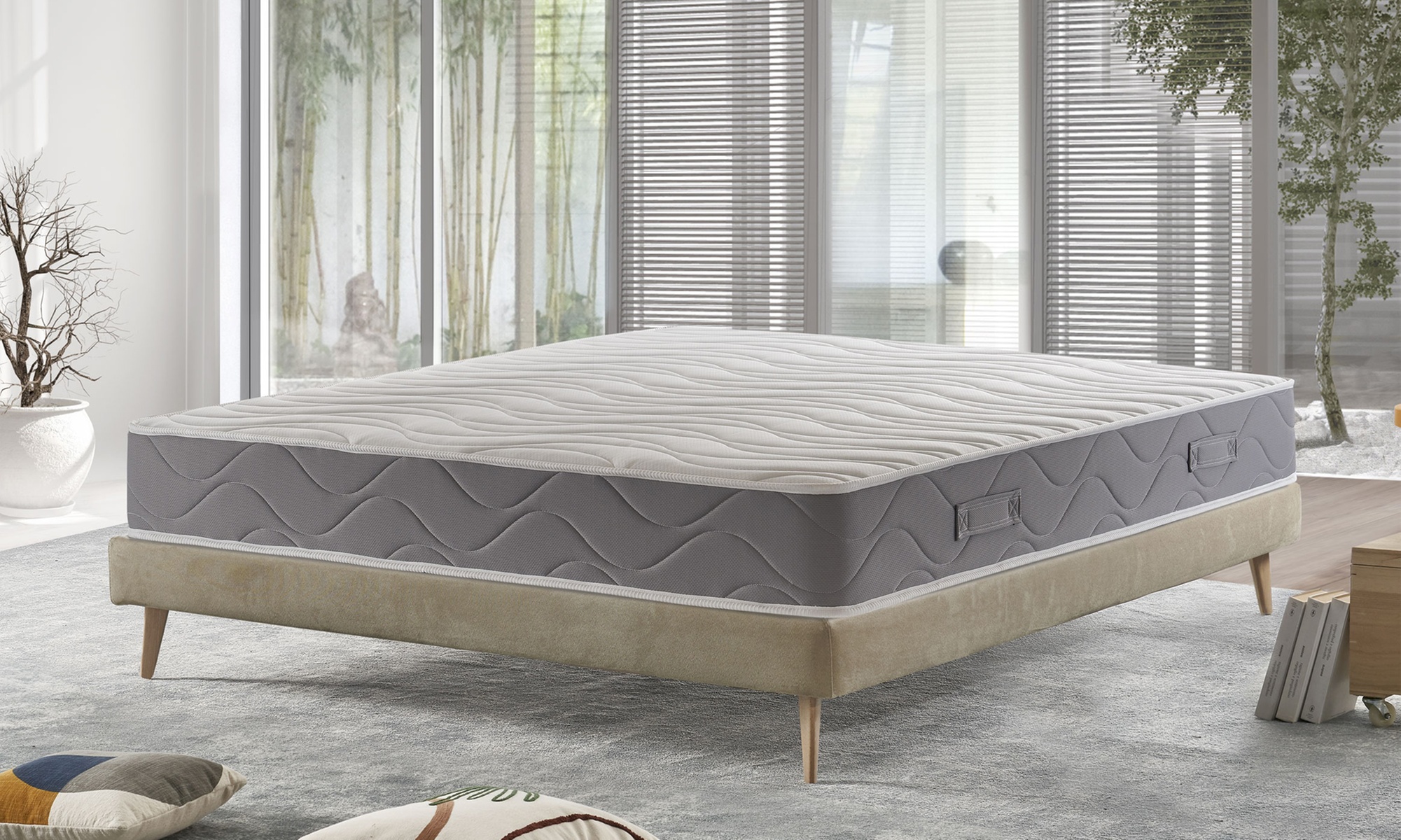 Matelas à mémoire de forme et gel de la marque Mentor