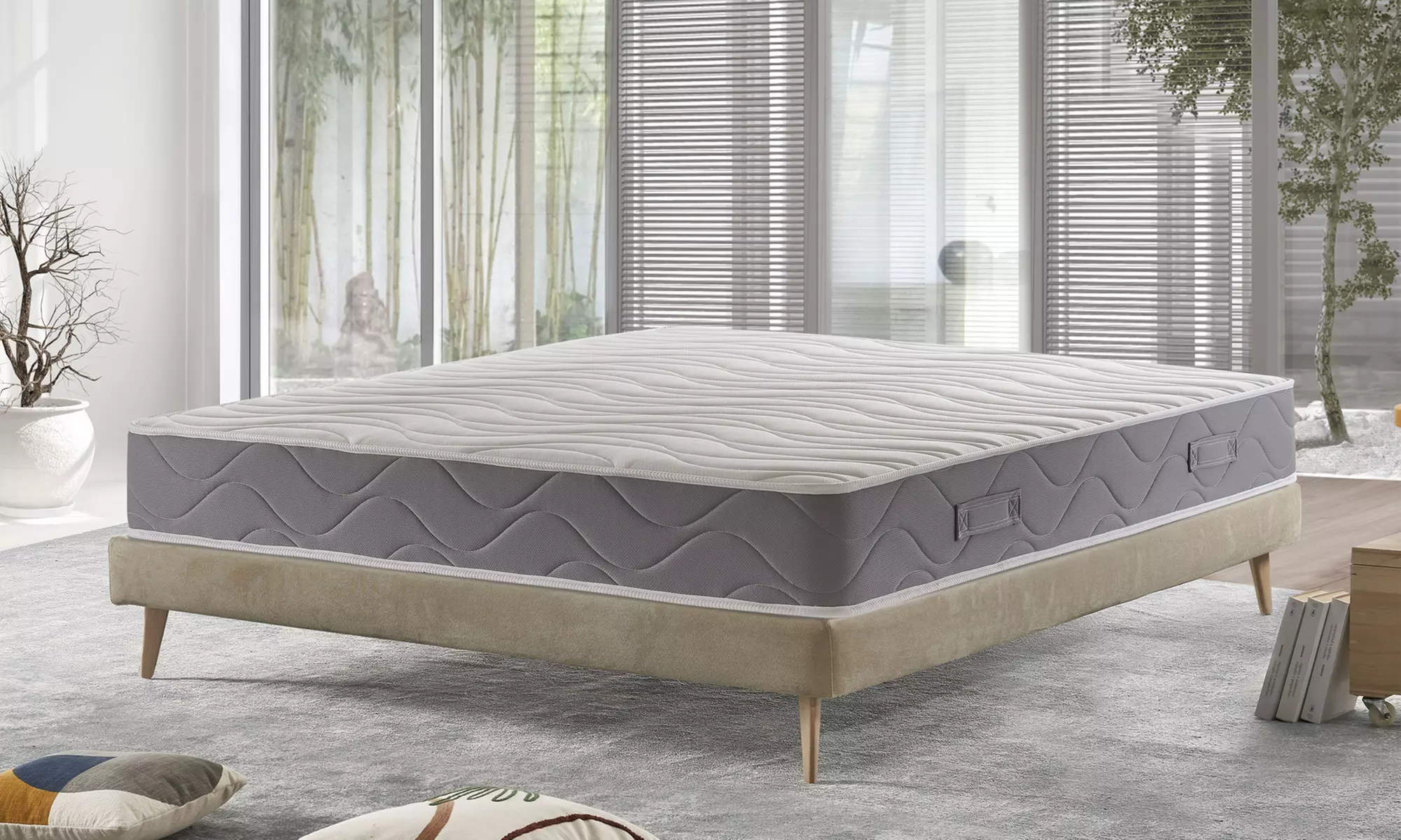 Matelas à mémoire de forme et gel de la marque Mentor