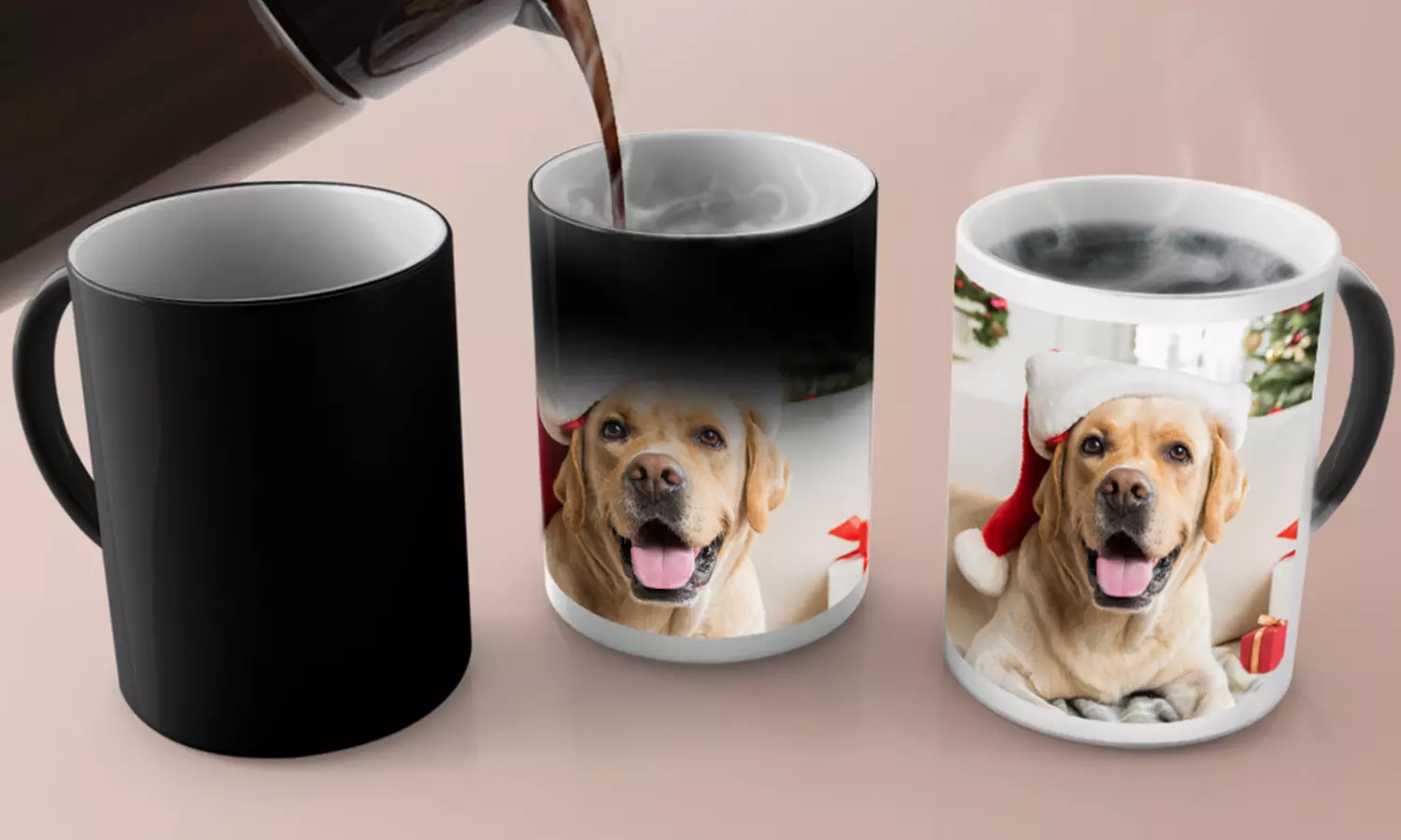 1, 2 ou 3 mugs photo classiques, magiques ou colorés pour 1 personne avec Printerpix (jusqu'à 78% de réduction) - Second Medium