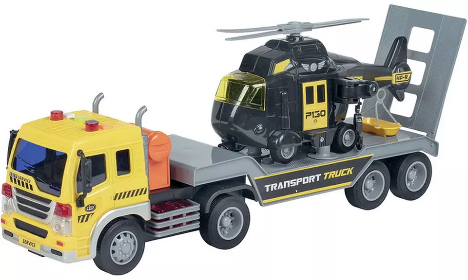 Camion plateforme à friction et hélicoptère de la marque Wdk Partner - Primary Image