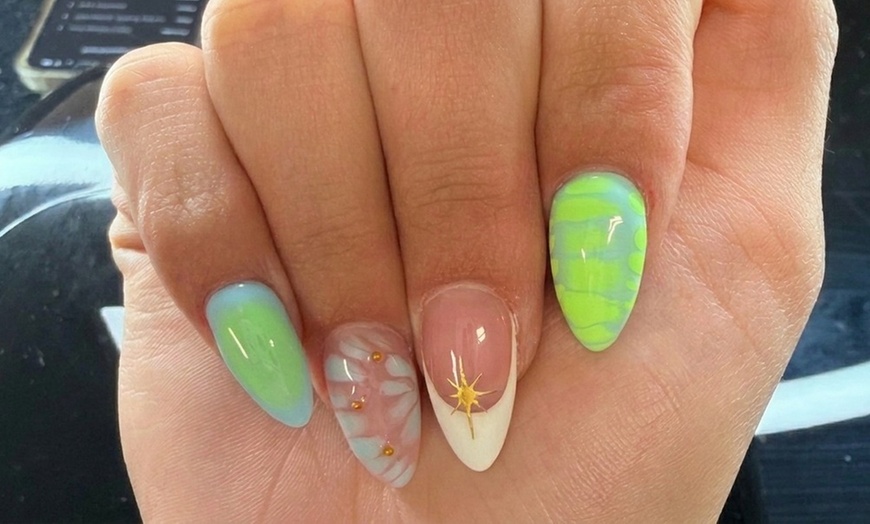 Image 2: Gel Nail Services, Pedicure Combos, or Ionic Foot Detox Options