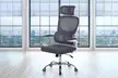 Silla de oficina ergonómica con soporte lumbar y reposacabezas ajustables y respaldo reclinable, con envío gratuito - Image 2