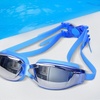 Image 1: Swim Goggles,Adjustable Swimming Goggles No Leaking Anti Fog UV Protection