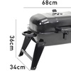 Image 6: Outdoor Garden Foldable Portable BBQ Grill with Heat Control