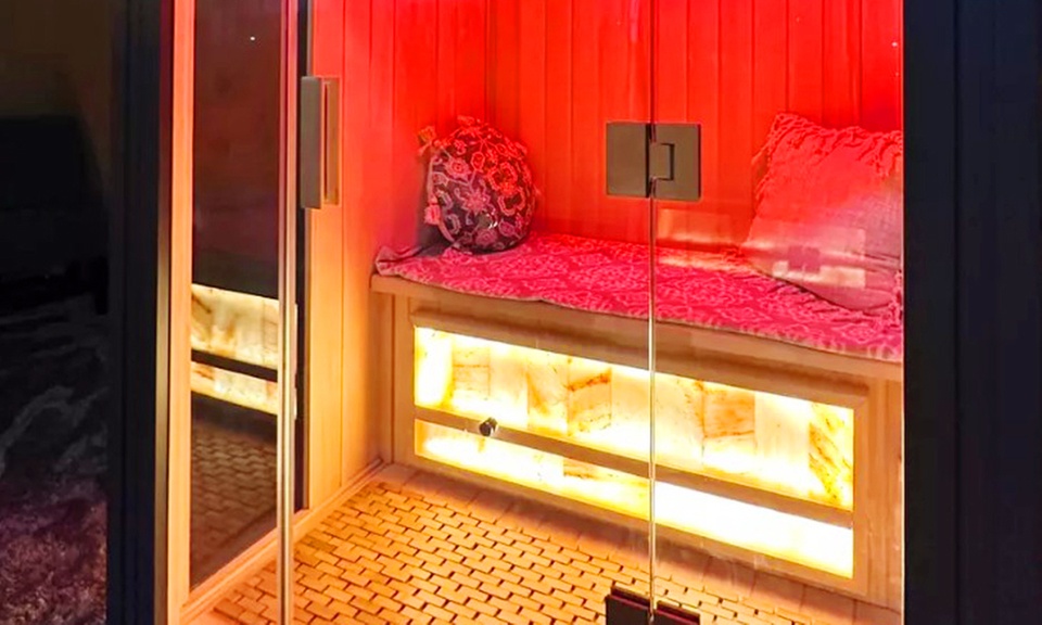 Relax with a 1,2, or 5  30-Minute Private Salt Cabin Session