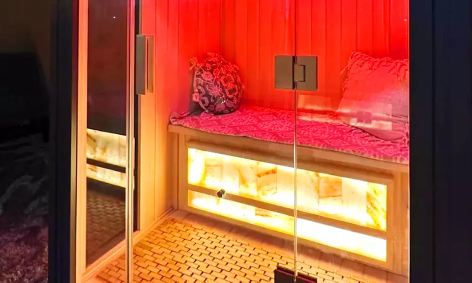 Relax with a 1,2, or 5  30-Minute Private Salt Cabin Session