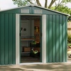 Image 19: Large Metal Garden Tool Storage Shed in 6 Styles