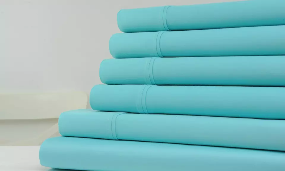 Kathy Ireland Gallery 1200 Thread Count Cotton Rich 6 Piece Sheet Sets