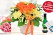 Blumen-Gesteck „Alles Liebe“ oder „Orchideengruß“ mit Schokolade, Perlwein & Grußkarte bei Bluvesa (28% sparen*) - Second Medium