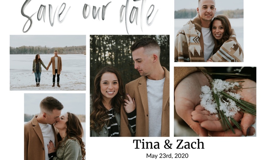 Image 5: Personalized Save the Date Cards, 24–200 (Up to 57% Off)