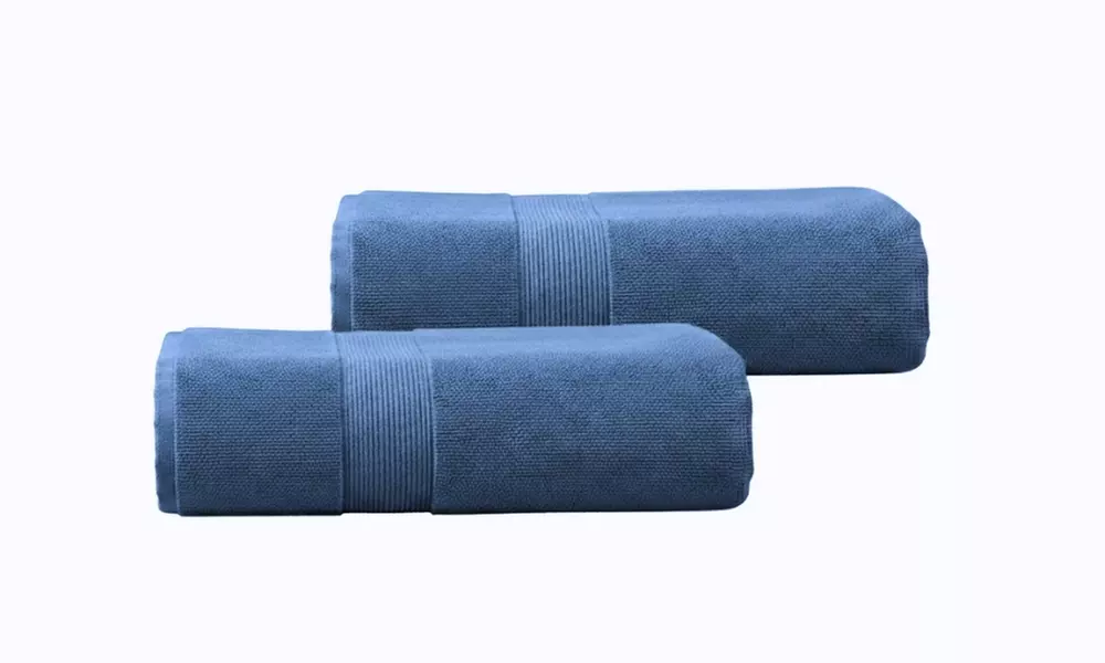 Coppia di asciugamani e telo bagno in spugna 100% cotone di Pompea